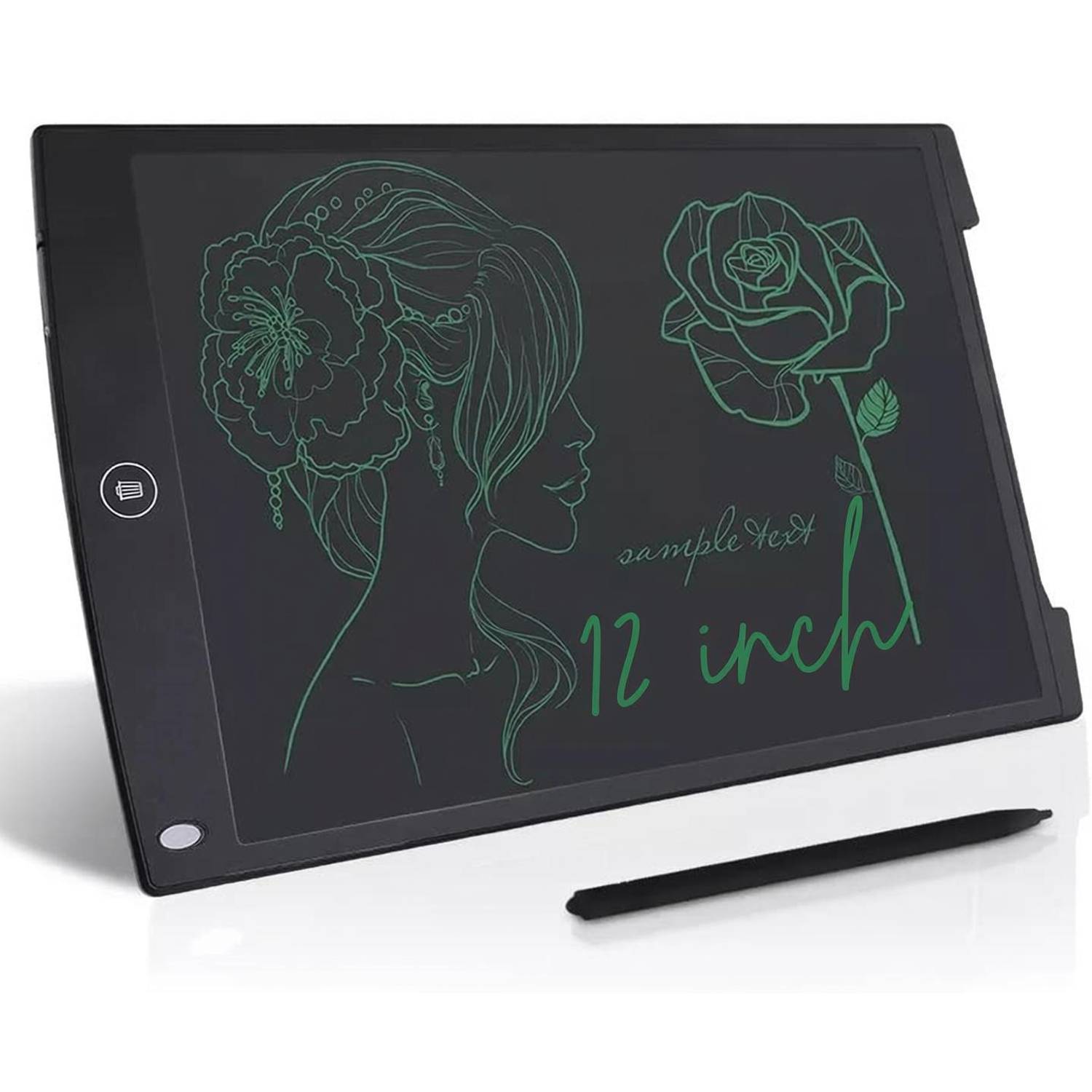 BeeDuck 12 Inch Digital electric slate Reusable Portable Ewriter Educational Toys