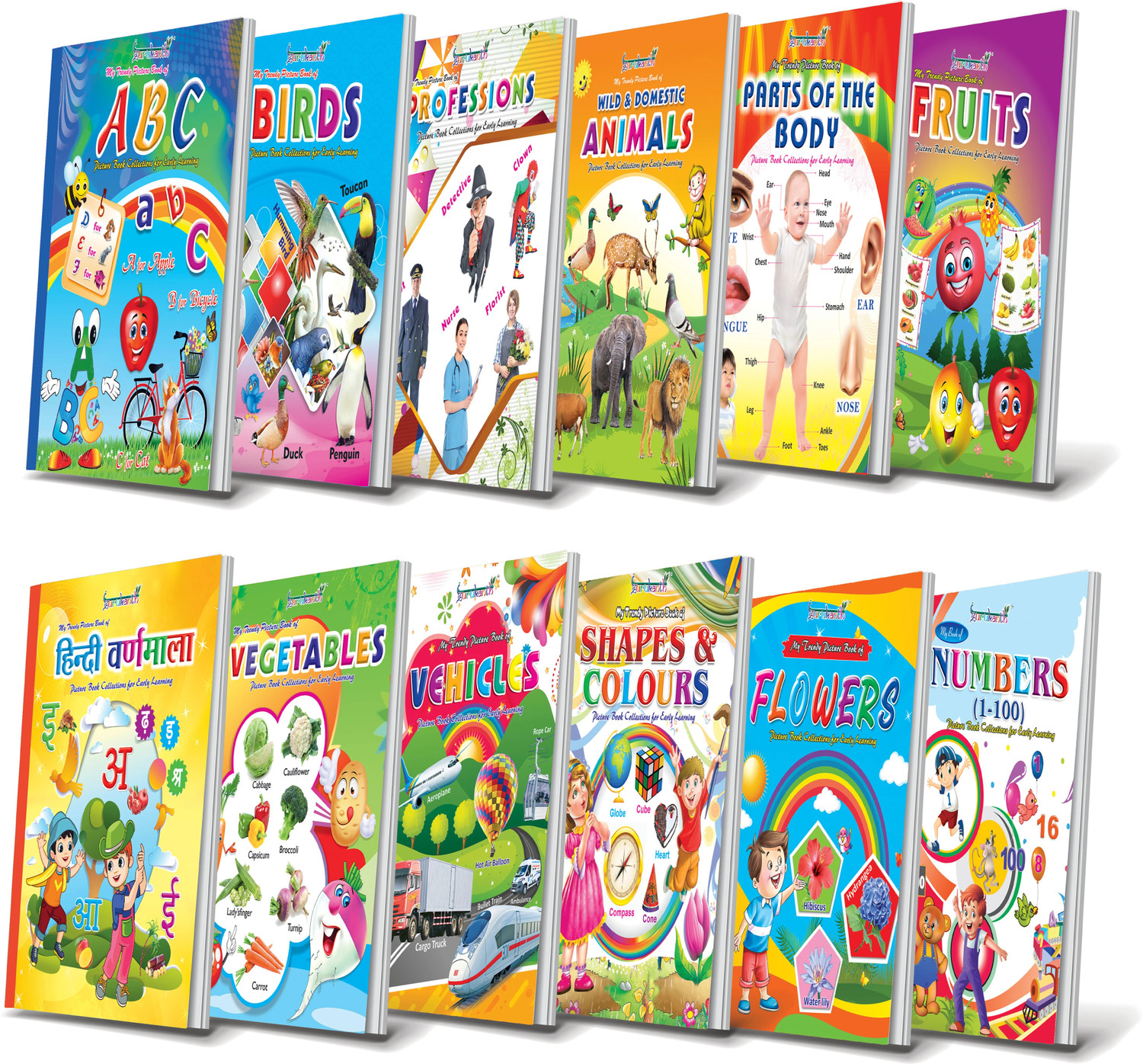 Image of gurukanth Picture Books Collection for Early Learning | Water Proof