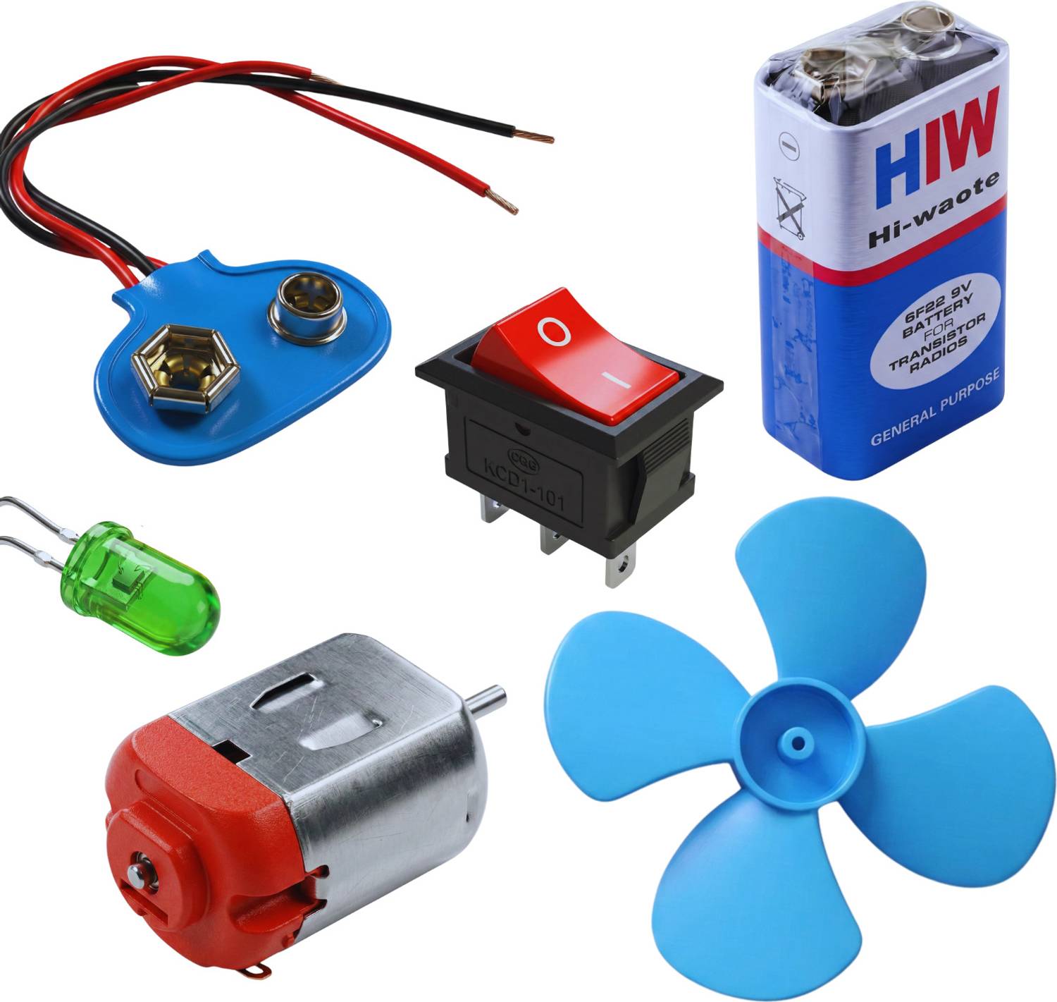 careforkids Pre-Assembled Component Kit: Easy-to-Build Mini Fan for Young Hobbyists