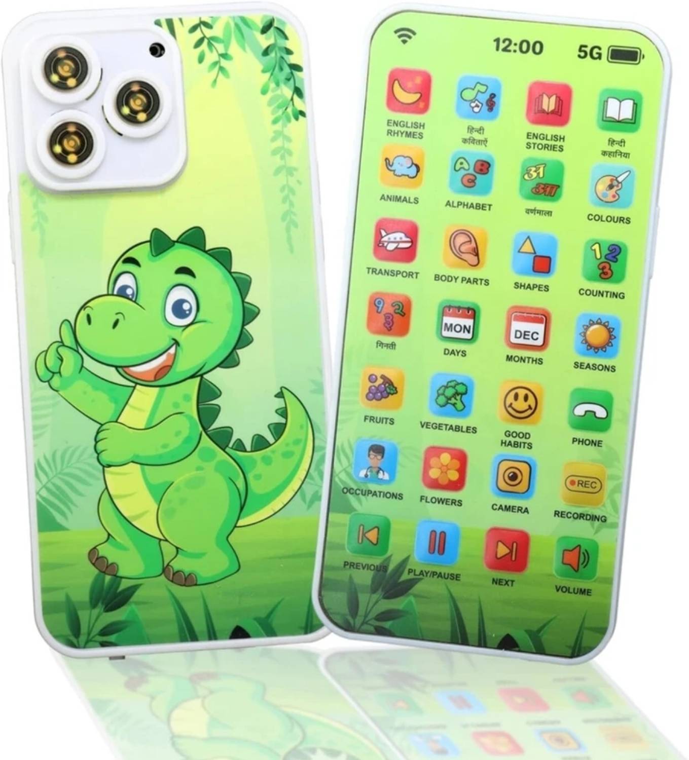 Calvora Children Interactive Learning Mobile Toy with Fun Educational Games