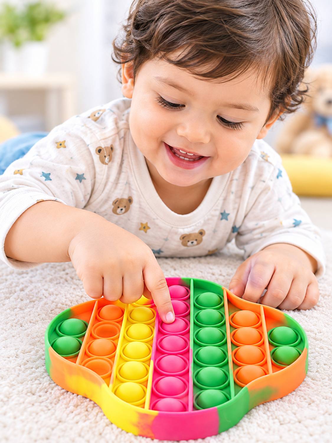 333MART Pop It Fidget Toys, Pop it Rainbow (Pop it Butterfly)
