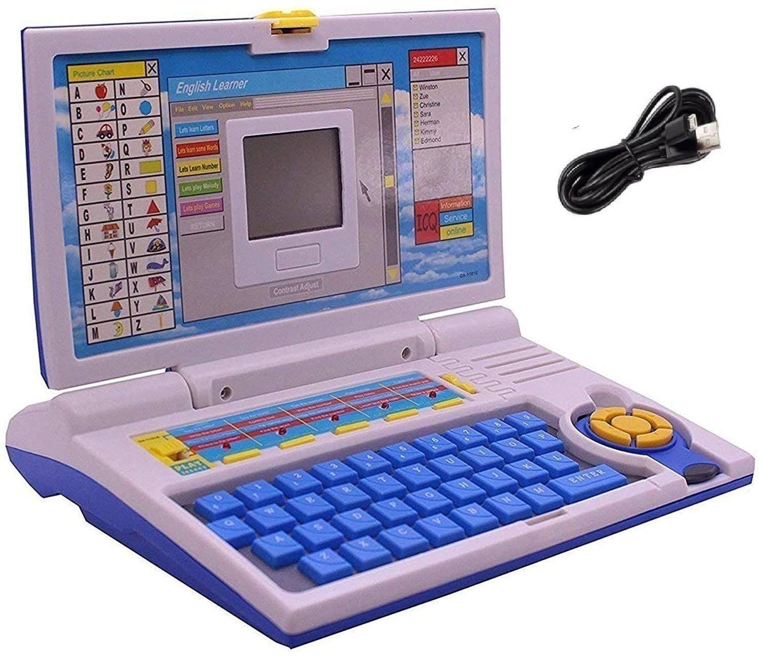 AESGOP Kids Educational Computer Blue - Image 4