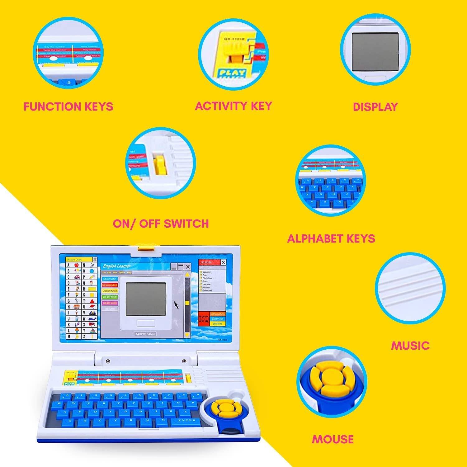 star impex Educational Toy Learning Laptop - Image 4