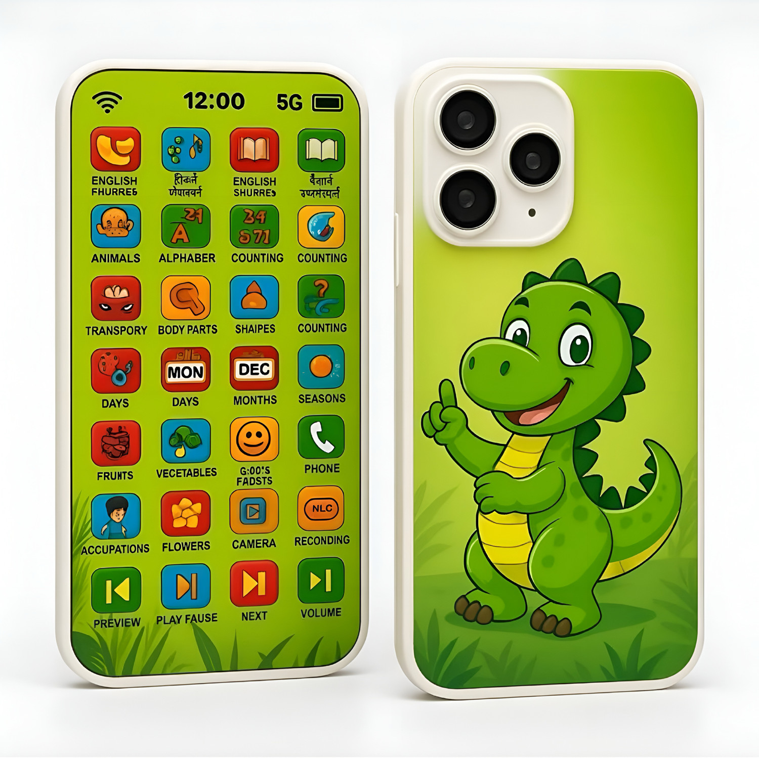 Image of joymax Early Learning Educational Rechargeable Toy Phone For Kids with 28 Functions