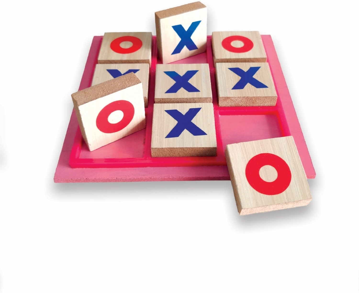 Image of TOFANI Wooden Tic Tac Toe Game for Kids | 6x6 Board