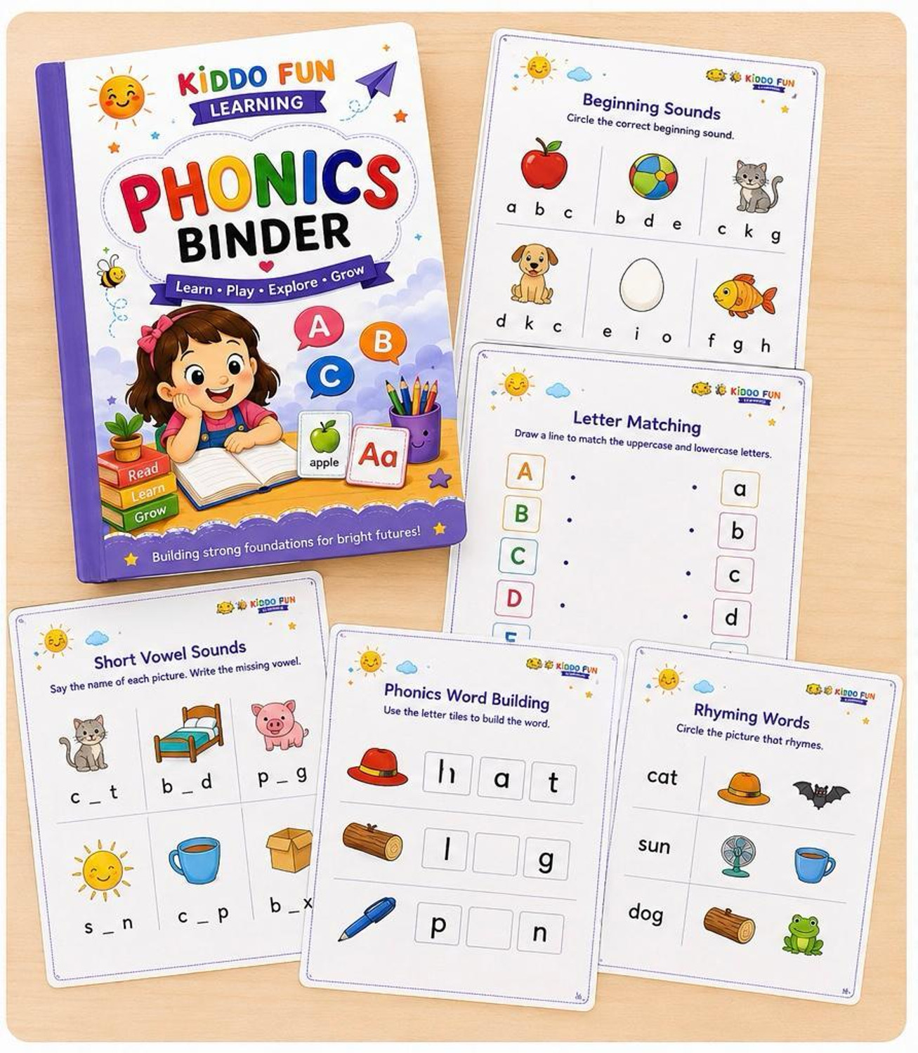 Image of KIDDOFUN LEARNING PHONICS (Purple)