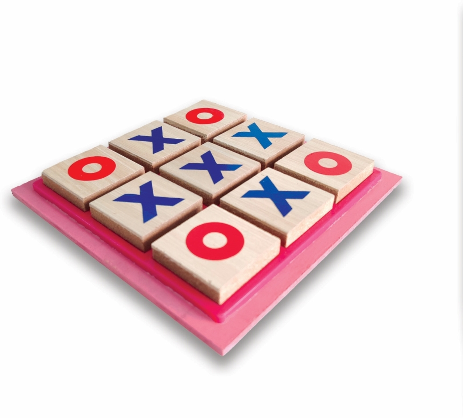 Image of TOFANI Wooden Tic Tac Toe Game for Kids | 6x6 Board