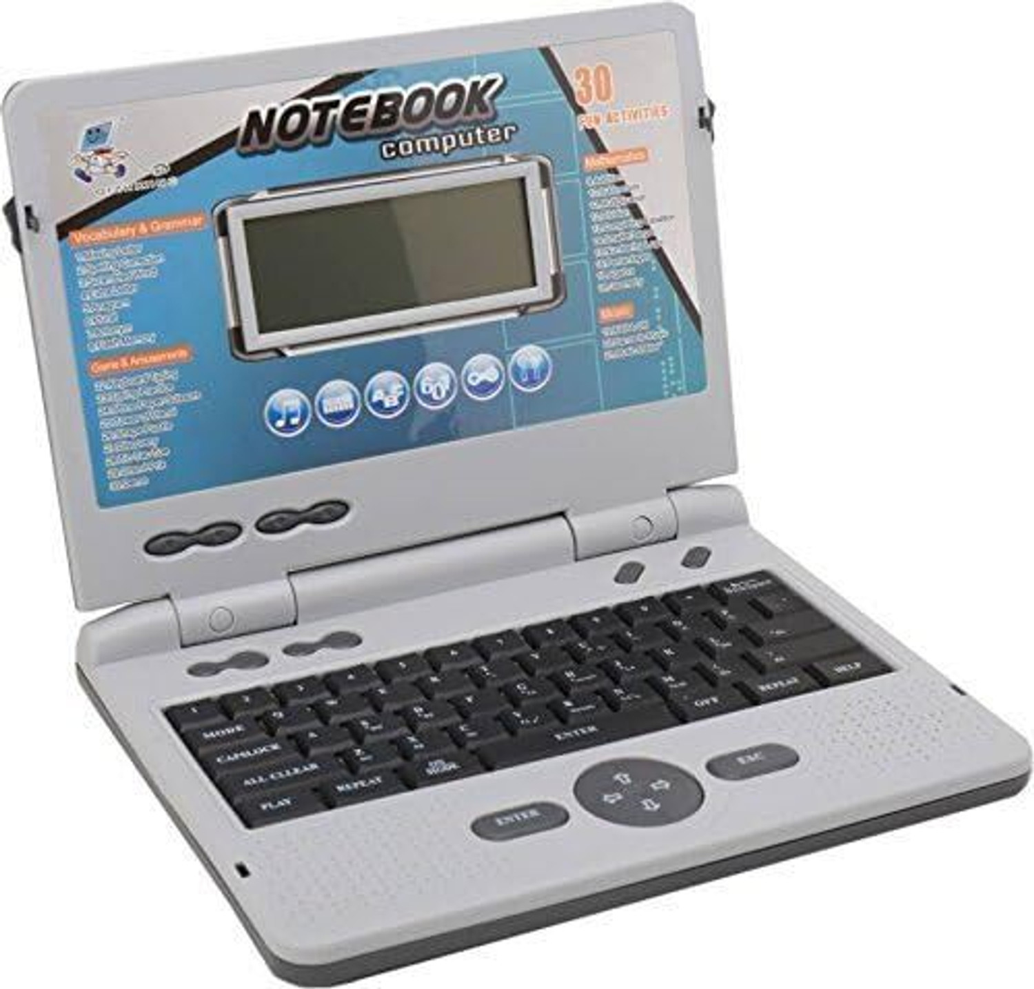 Image of KidsCorner Laptop 30 Fun Activities & Games Notebook Computer Toy for Kids