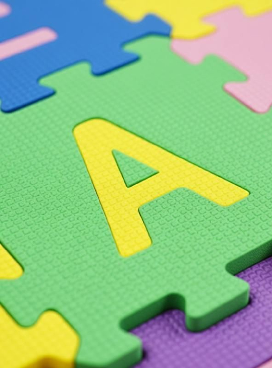 Image of KOBBET 36Pcs ABCD Alphabet Puzzle Foam Mat for Interlocking Learning Alphabet & Number