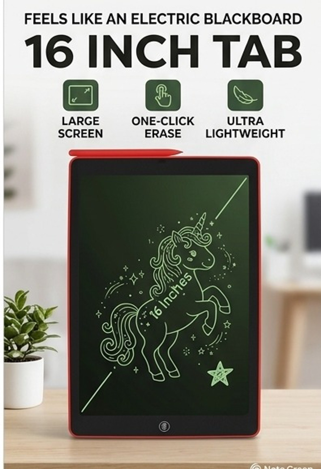 Image of weezly 16 inch LCD Writing Pad ,Writing Tablet