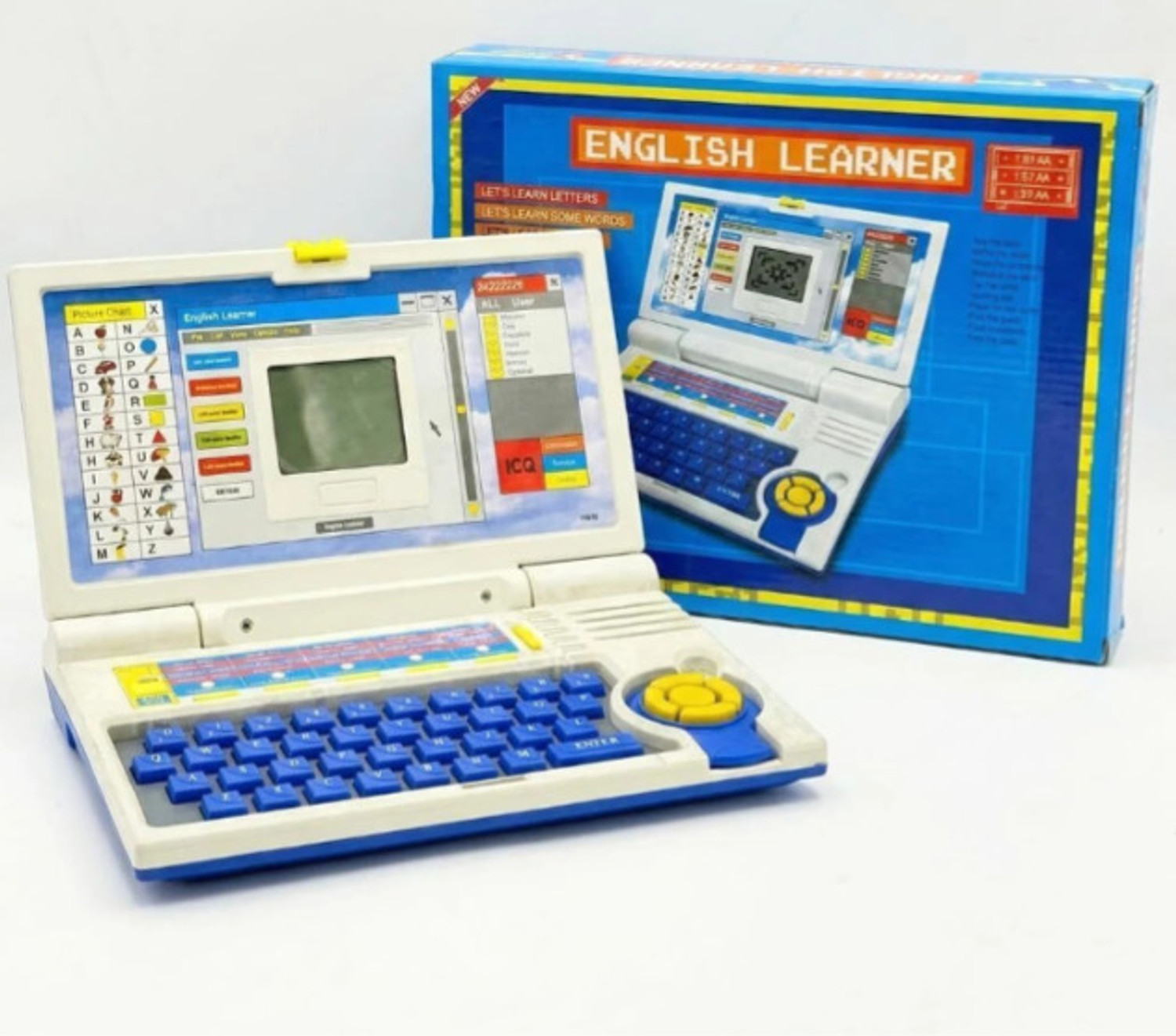 Image of VaayuEStore Kids Educational Laptop Computer, 20 Learning Activities, English Language