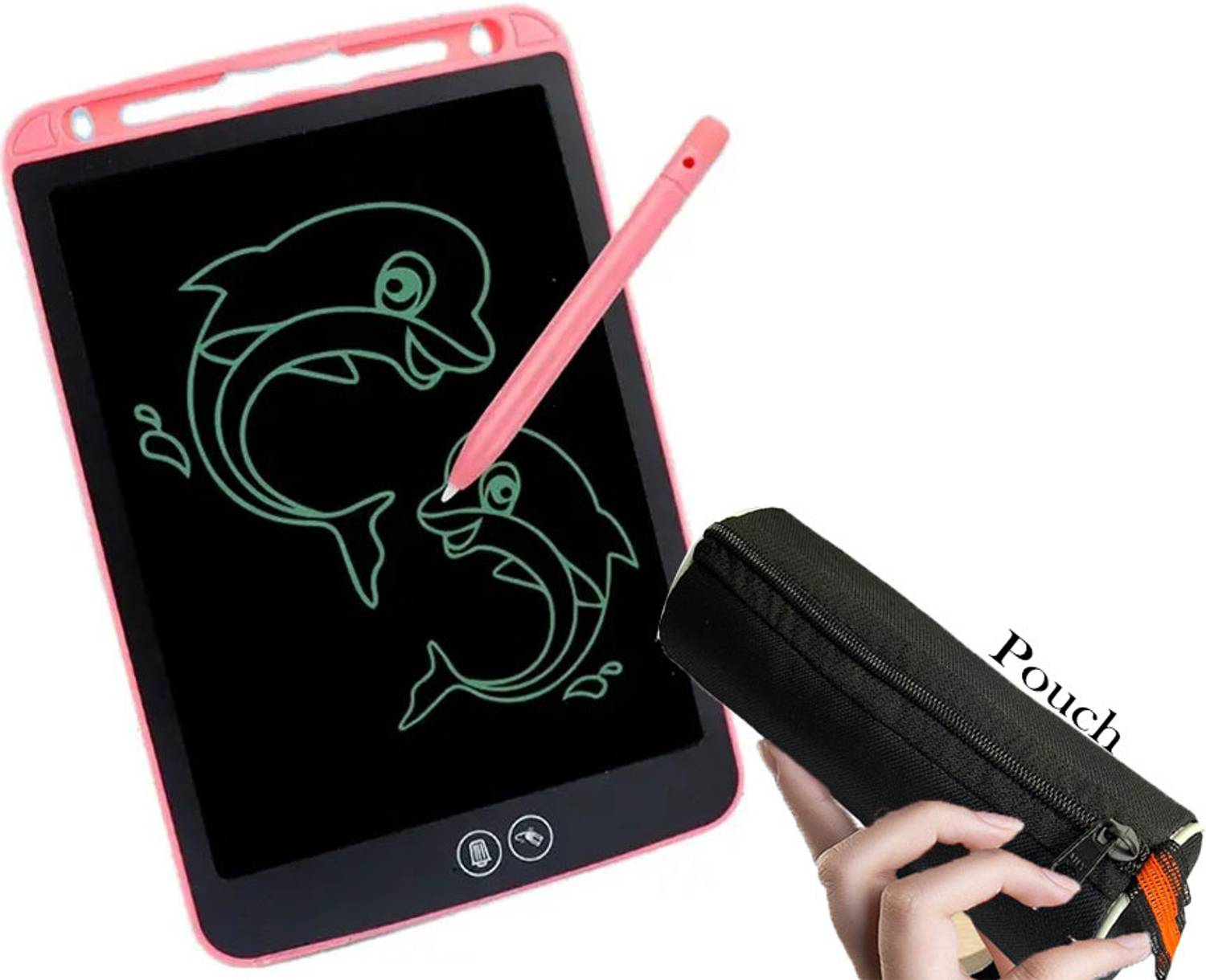 ARVANA Electronic LCD Writing Tablet Writing Pad Drawing Board RuffPad+Pencil Pouch