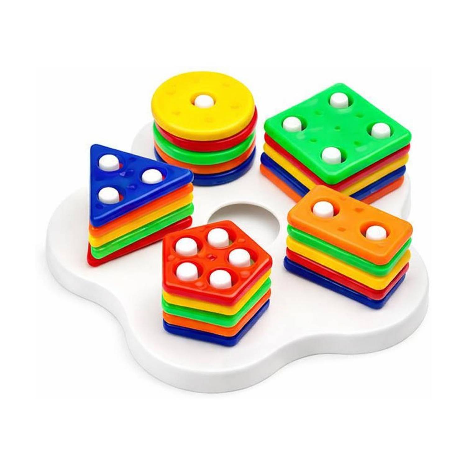 Brainymet Shape Sorting Stacking & Early Learning Educational Toy for Kids
