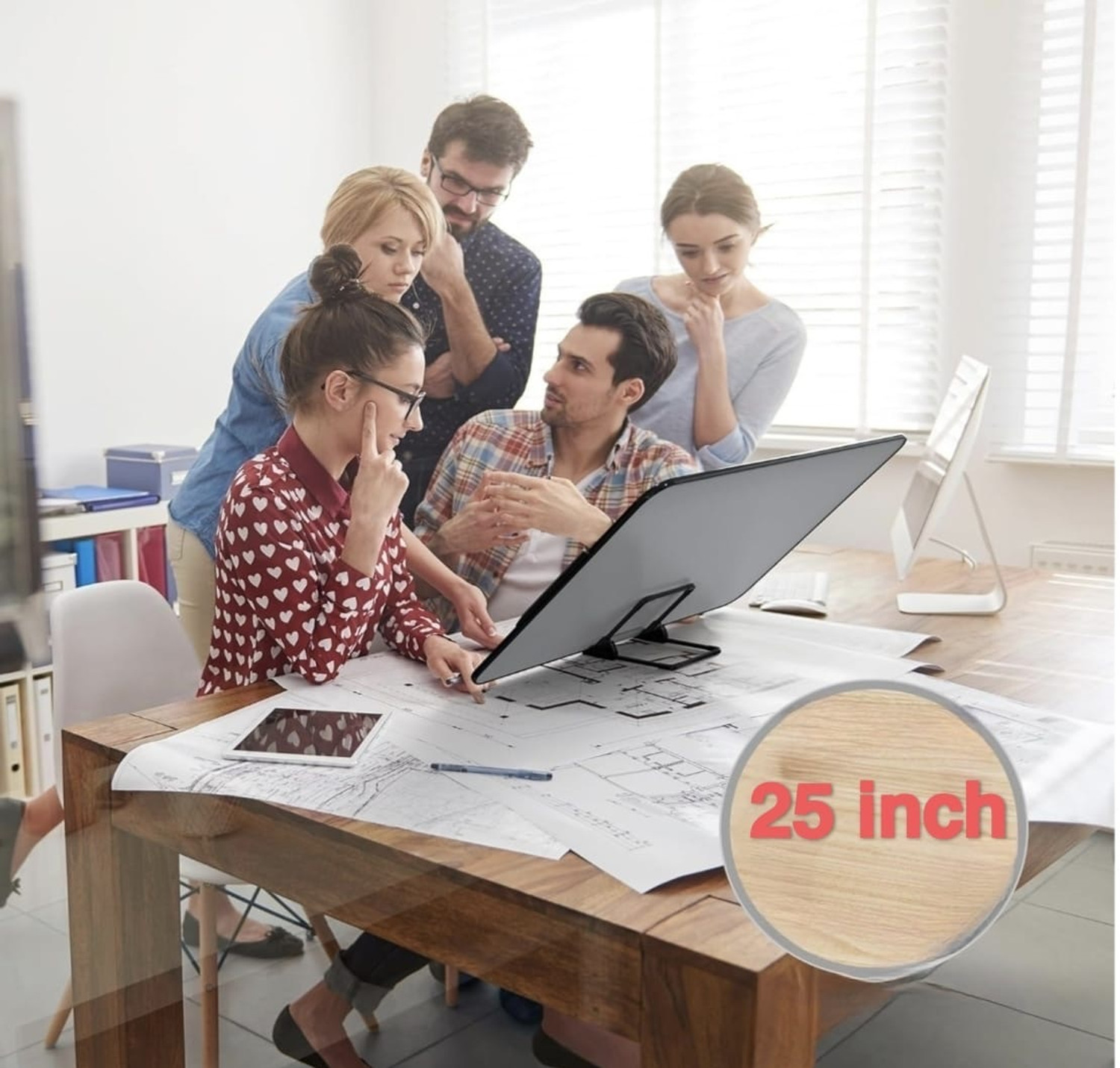 Image of Zee [Rechargeable] 25 Inch LCD Writing Tablet for Kids, Extra-Large Drawing Tablet