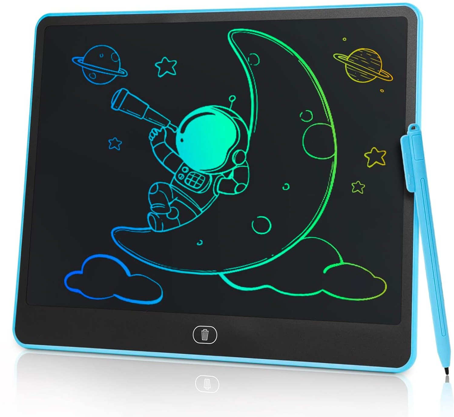 Image of QUINN 16-Inch Rechargeable LCD Writing Tablet for Kids Colorful
