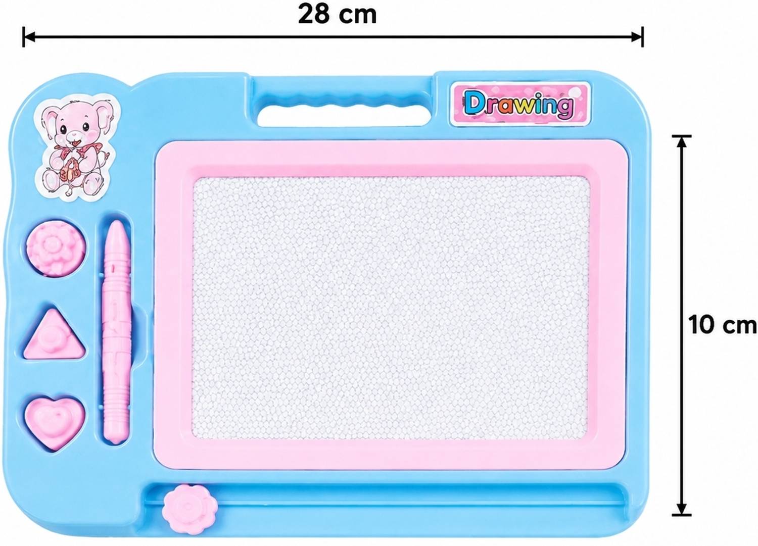 Liztora Magnetic Slate for Kids with 3 Stamps & Stylus - Image 2