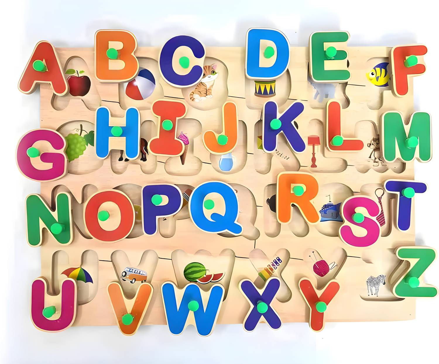 Alafi Best Price Capital Alphabets Letters Learning Educational Puzzle Toy for Kids-3