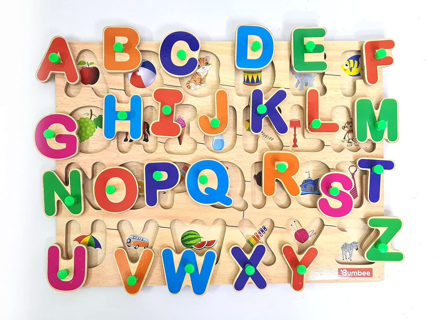 Image of TOYVISION Best Price Educational learning A To Z English Alphabets Toys Puzzle Pictures