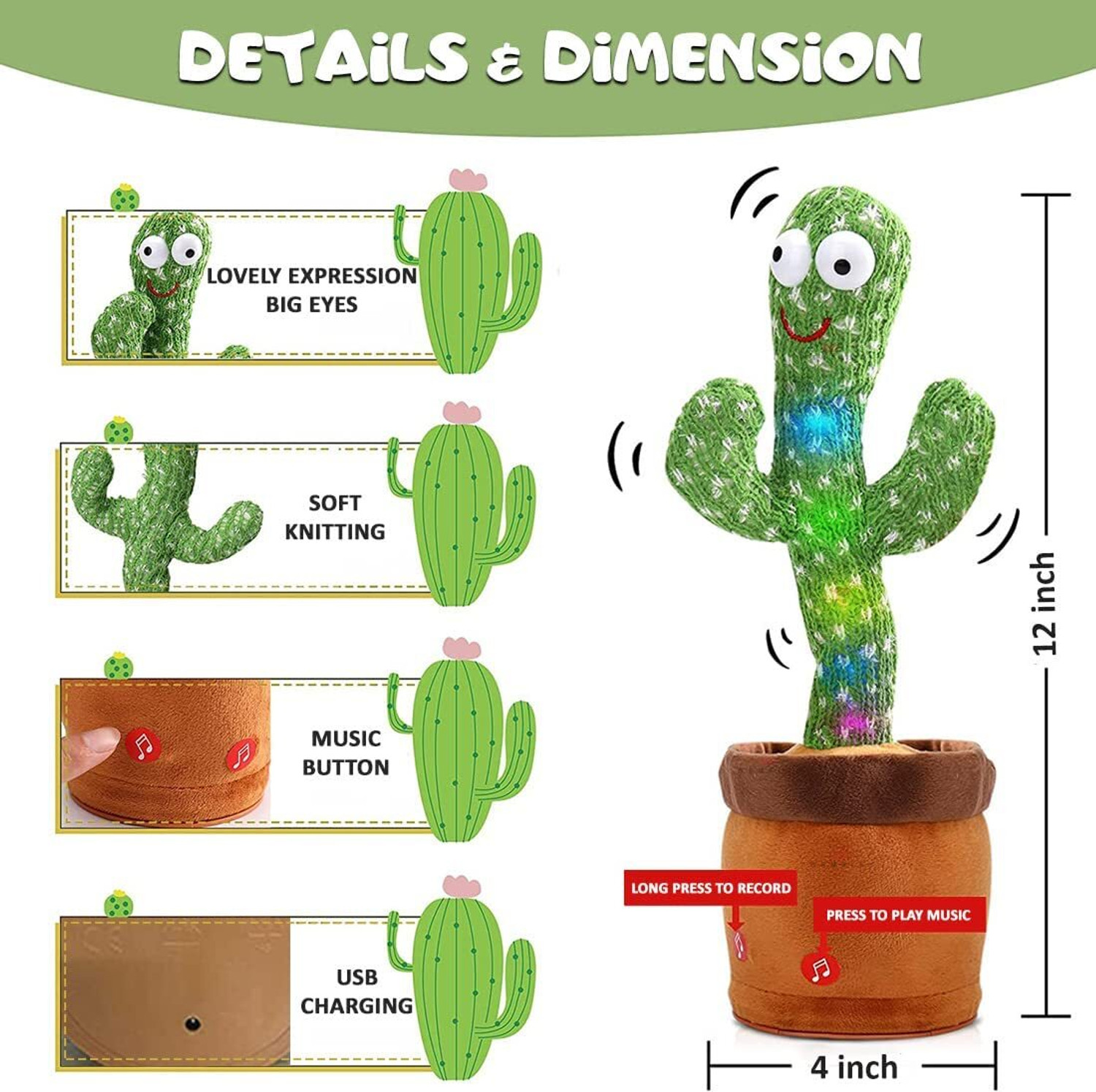 Image of Cyrus Best Educational Toy Singing dancing can randomly and freely switch songs Toy