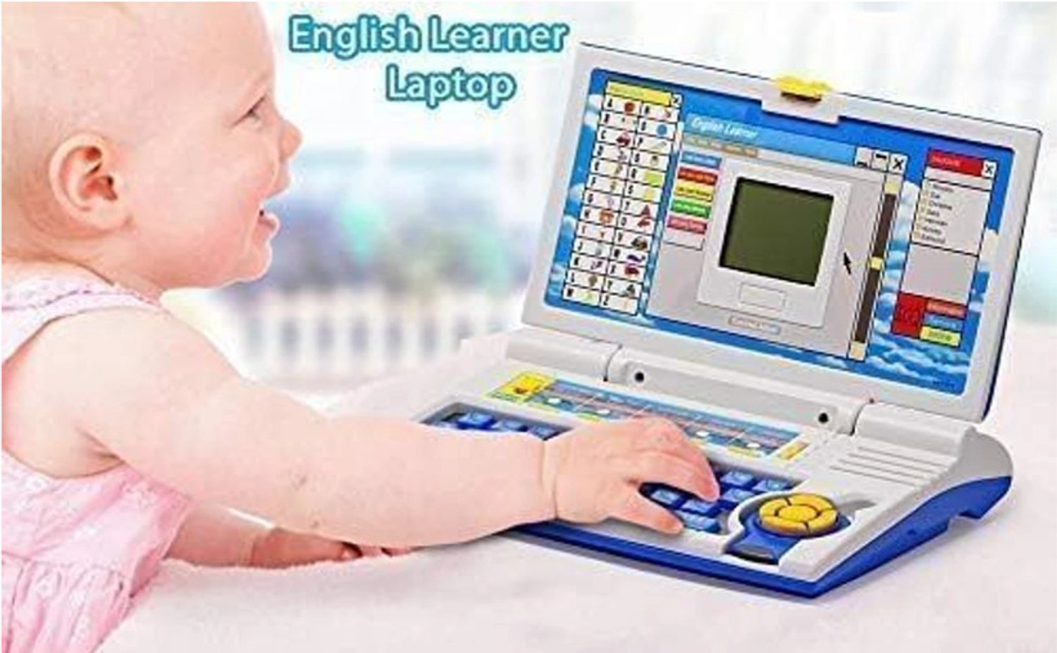 Image of VaayuEStore Kids Educational Laptop Computer, 20 Learning Activities, English Language