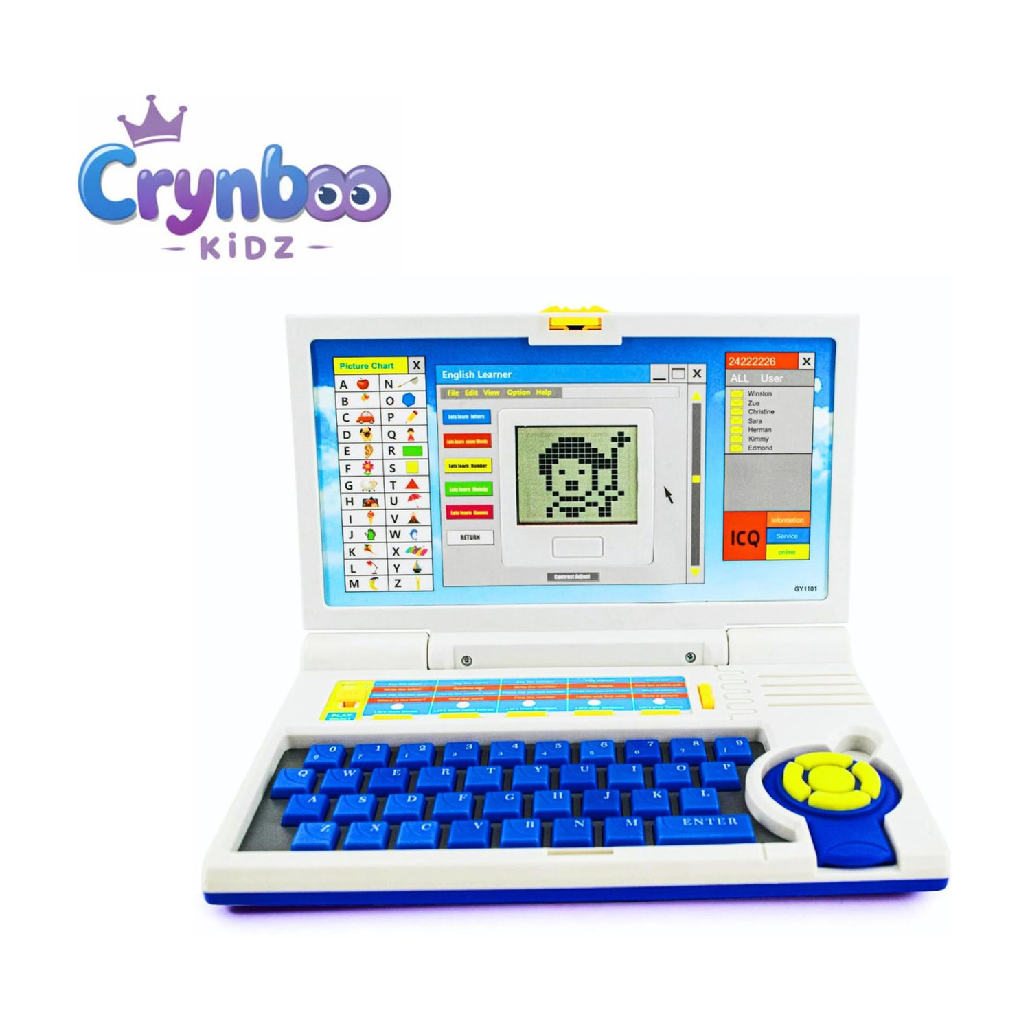 Image of CRYNBOO KIDZ LEARNER EDUCATIONAL LAPTOP BLUE