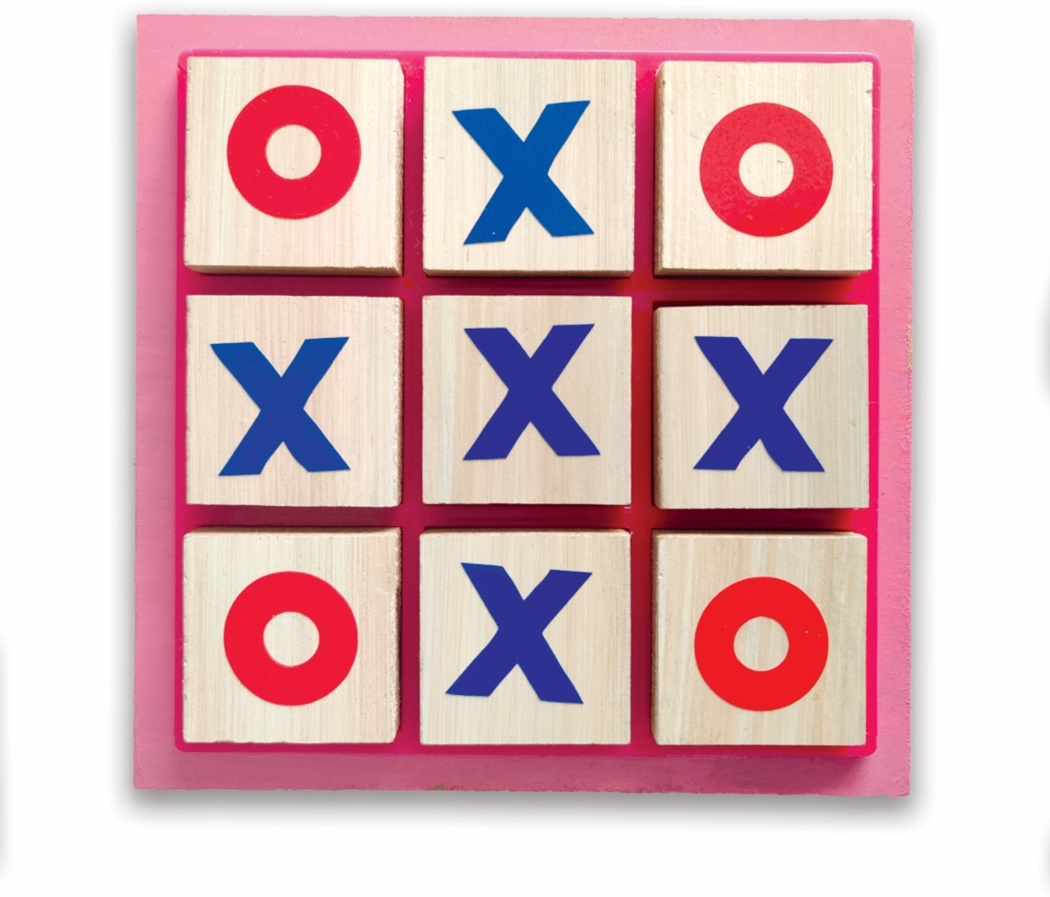 Image of TOFANI Wooden Tic Tac Toe Game for Kids | 6x6 Board