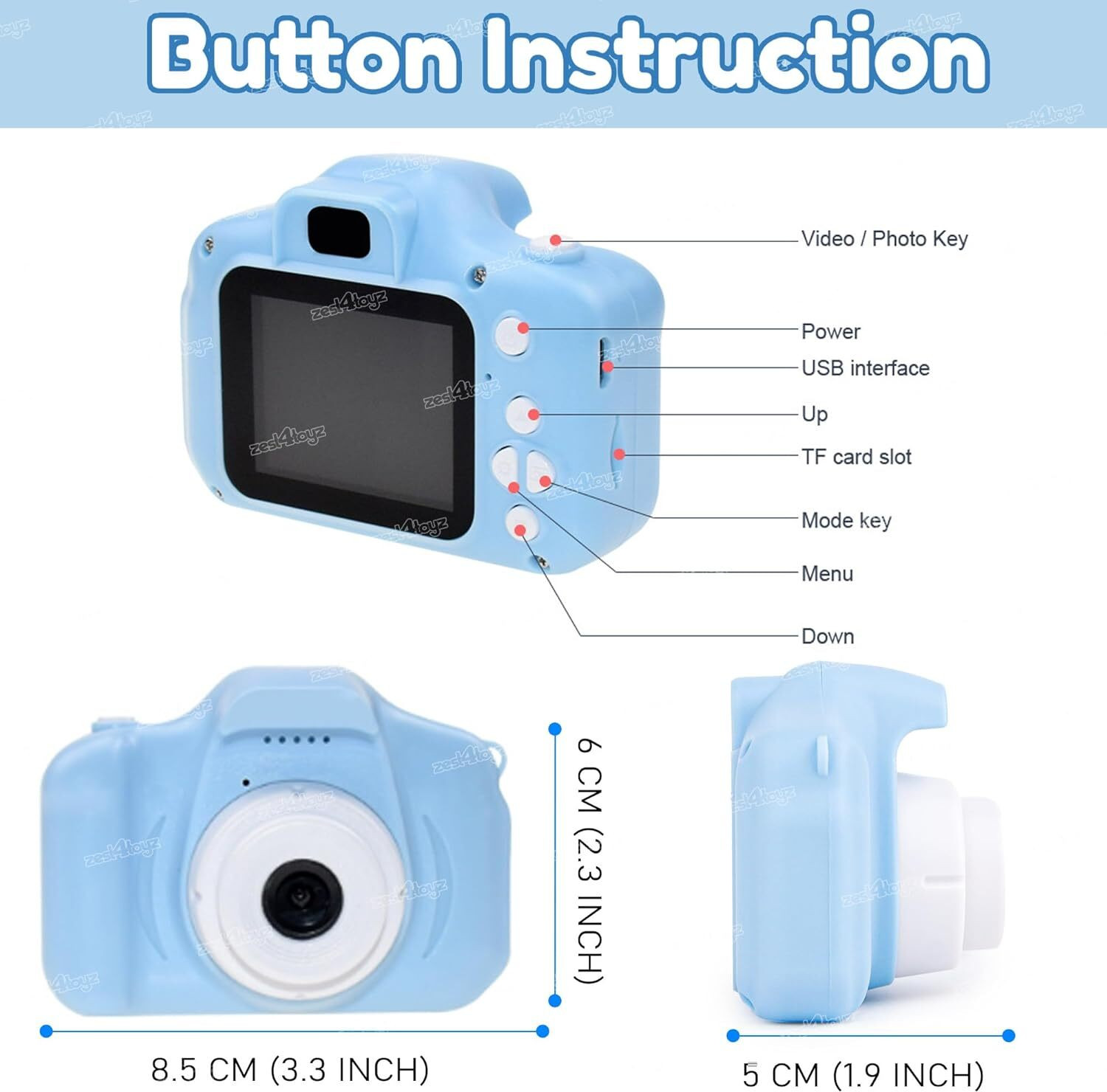 Image of Anabia Trendy Fashion Kid's Digital Camera Kid's Digital Camera Instant Camera