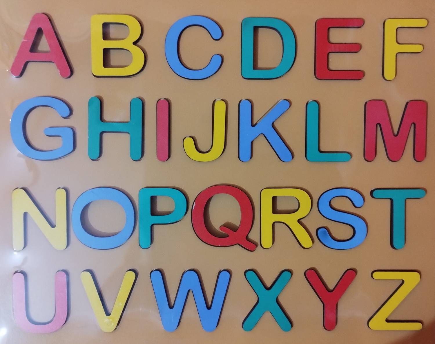 Kelso Heavy Duty Wooden Alphabet Adventure ABC Puzzle for Little