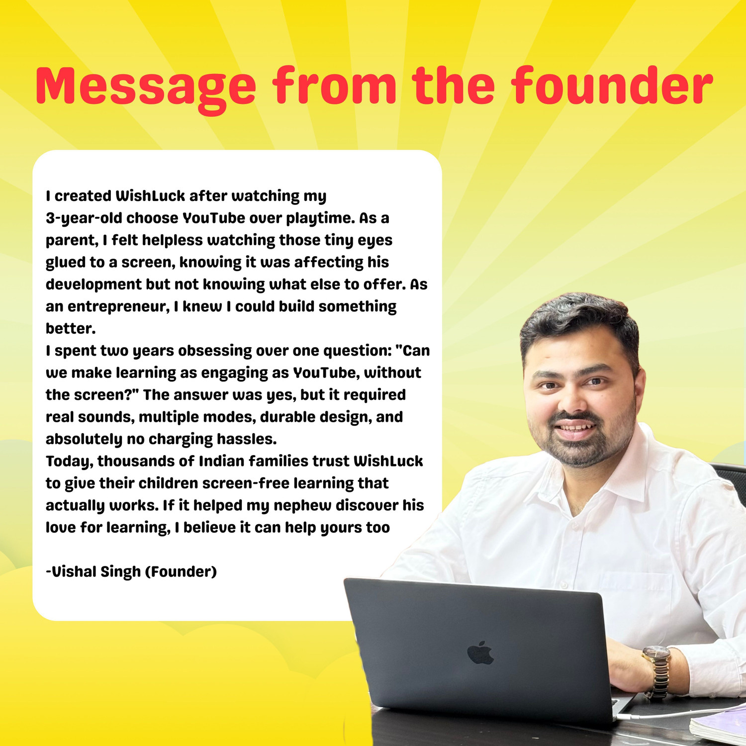 Image of WISHLUCK Hindi Interactive Learning E-Book for Kids | Vowels & Consonants | Audio Quiz