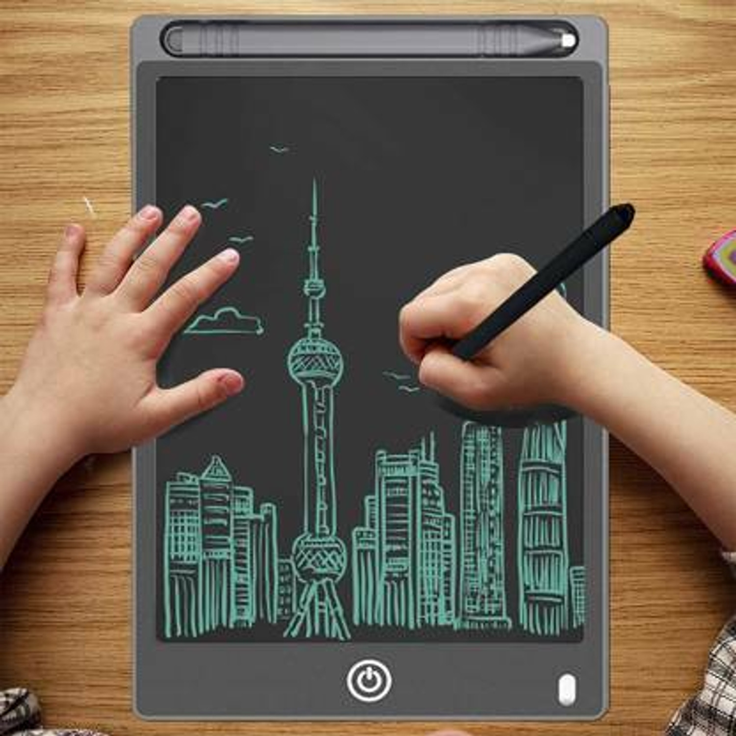 Image of NKL LCD Kids Writing Pad Advance Portable 8.5 inch 008 LCD Writing Lablet Paperless for Writing 8 x 5 inch Graphics Tablet Connectivity - Wireless
