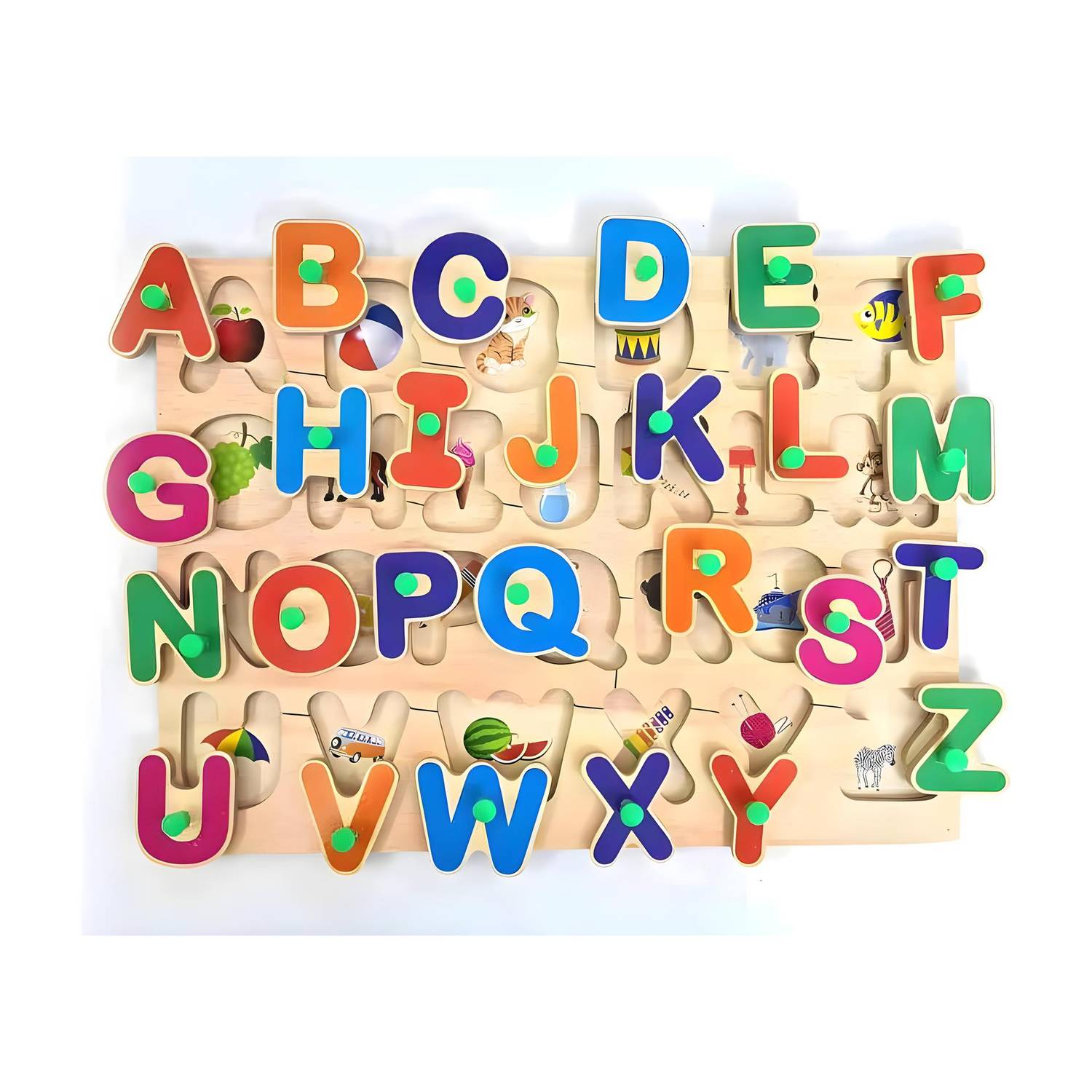 Alafi Best Price Capital Alphabets Letters Learning Educational Puzzle Toy for Kids-4