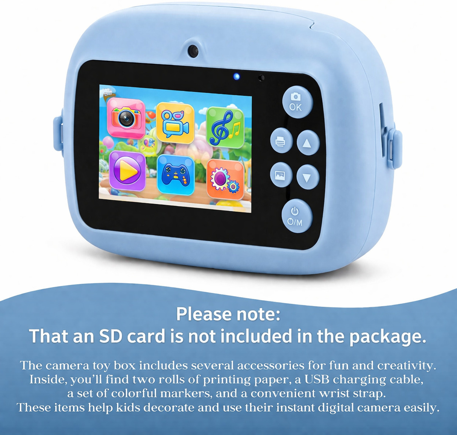 Image of CLASSYVE Kids Instant Print Camera for Children | Digital Camera with Photo Printing