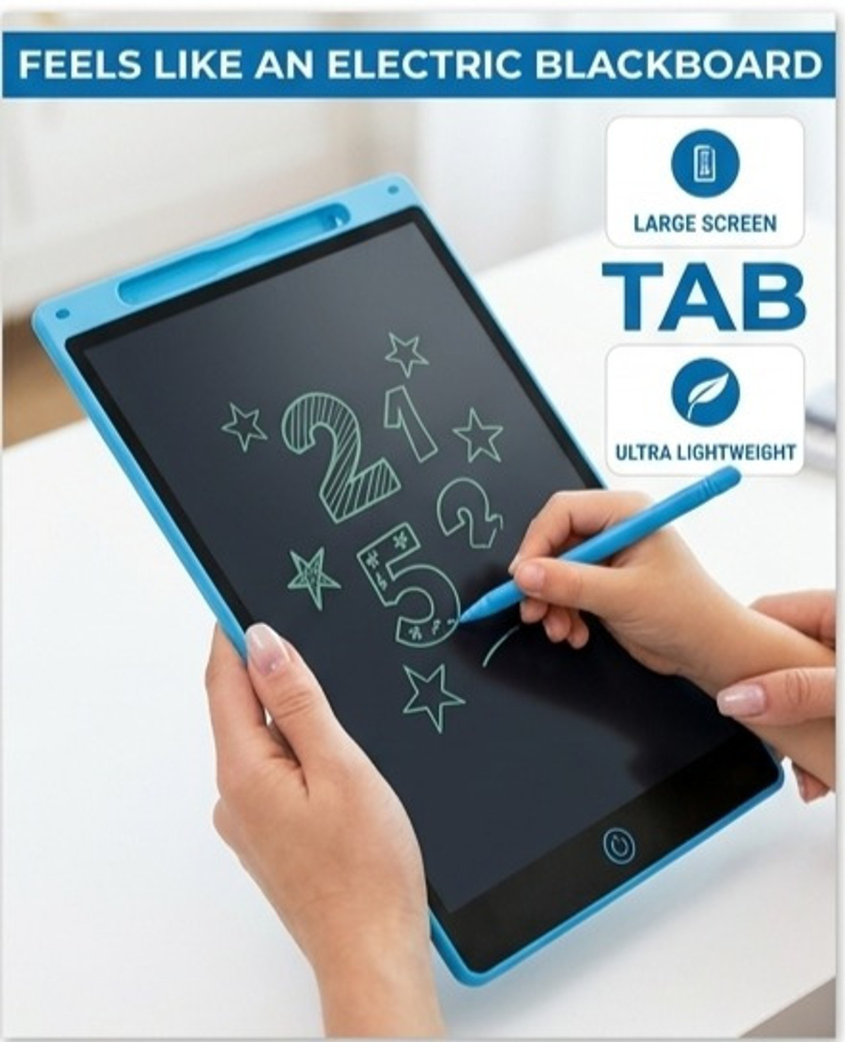 Image of Glancing 16 INCH LCD WRITING PAD (Multicolor) inchBLUE inch