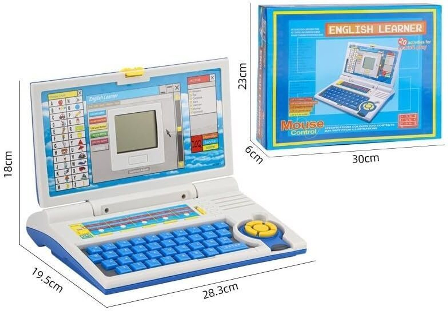 Image of AHYRA Learning Education Laptop Toy 20 Activities & Games Laptop for Kids