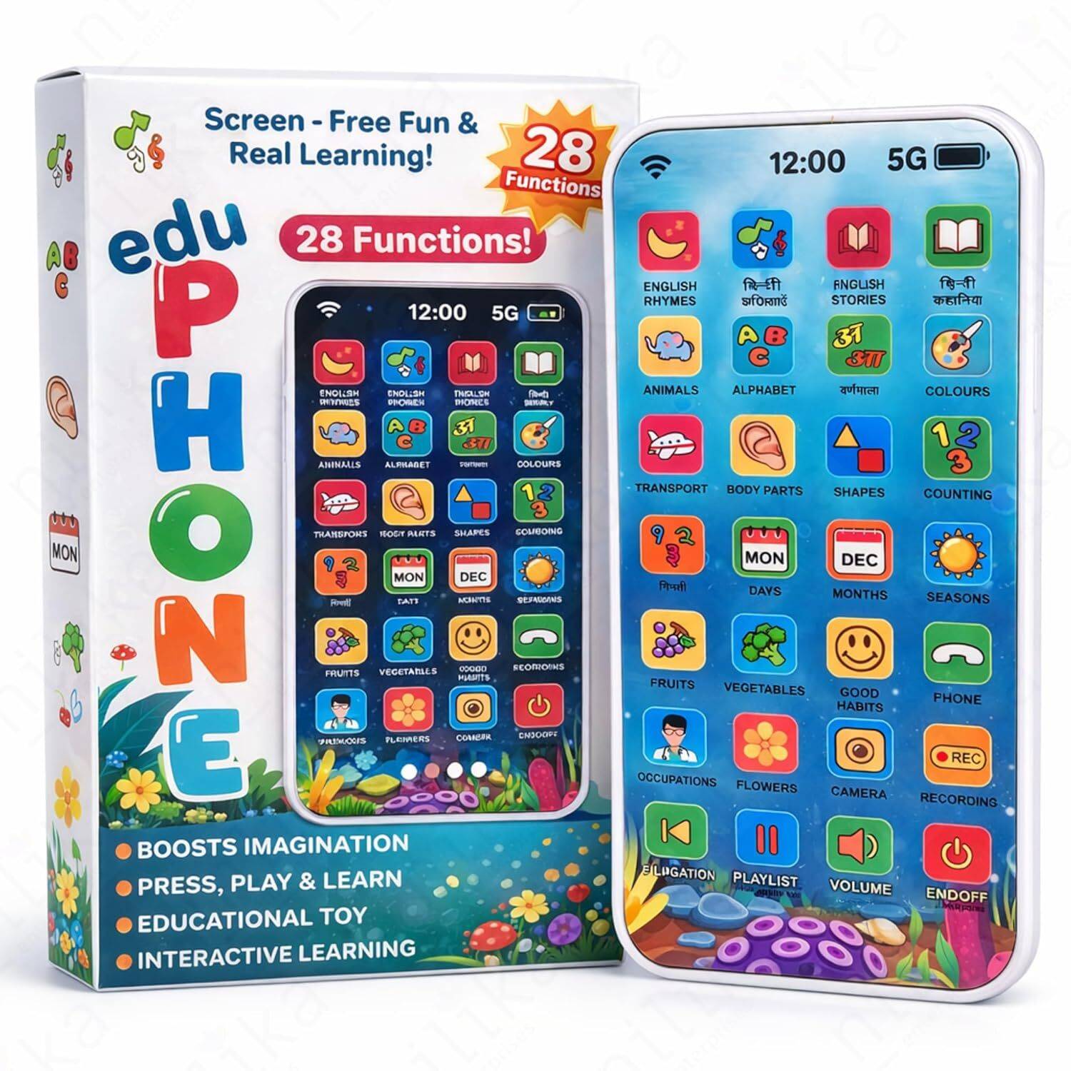ANZ Learning Educational Dual-Language Kids Phone - Image 3