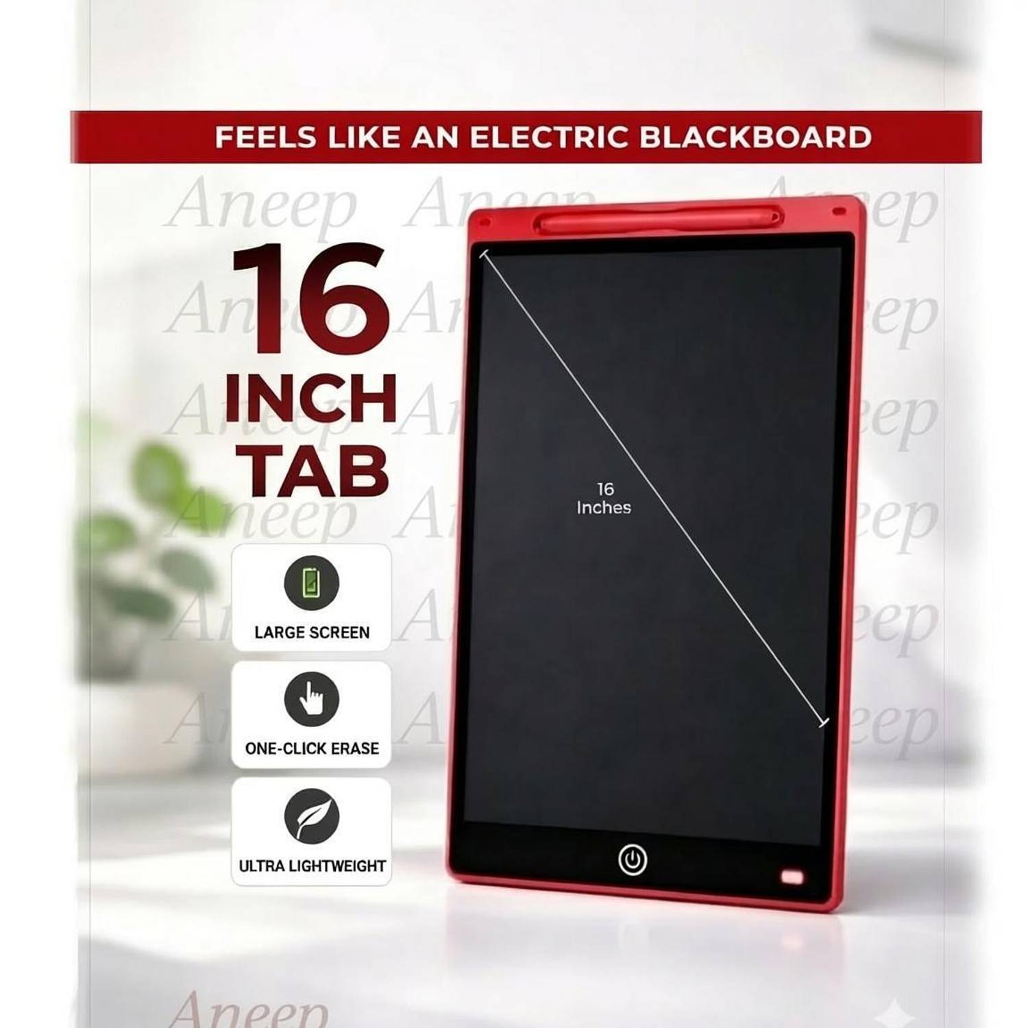 Aneep 16 INCH LCD WRITING PAD (Multicolor)