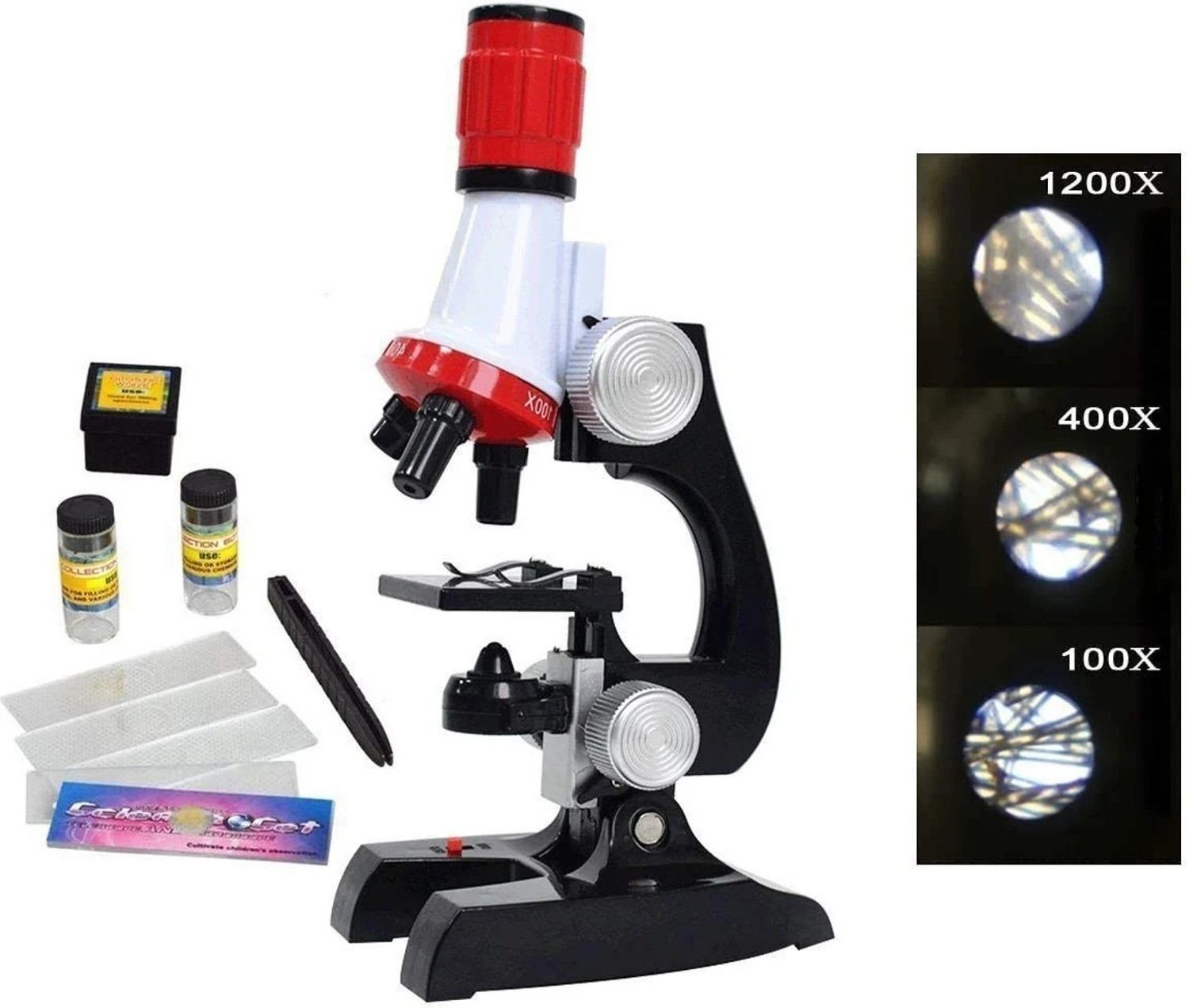 Image of Zuuluzrs Educational Microscope for Kids - Science Toys for Kids Learning Gadgets OFFER