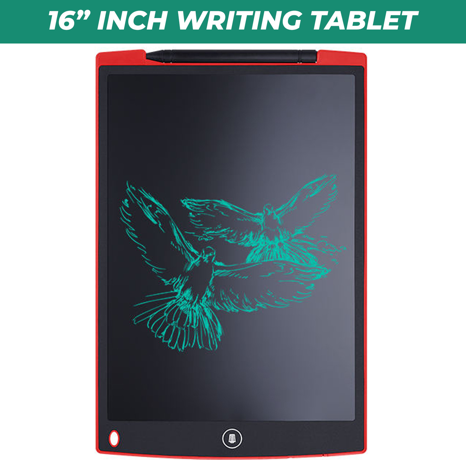 Image of MOBIZAC 16 Inch Writing Pad with Stylus Pen Tab for Kids Big Size Writing Slate Board