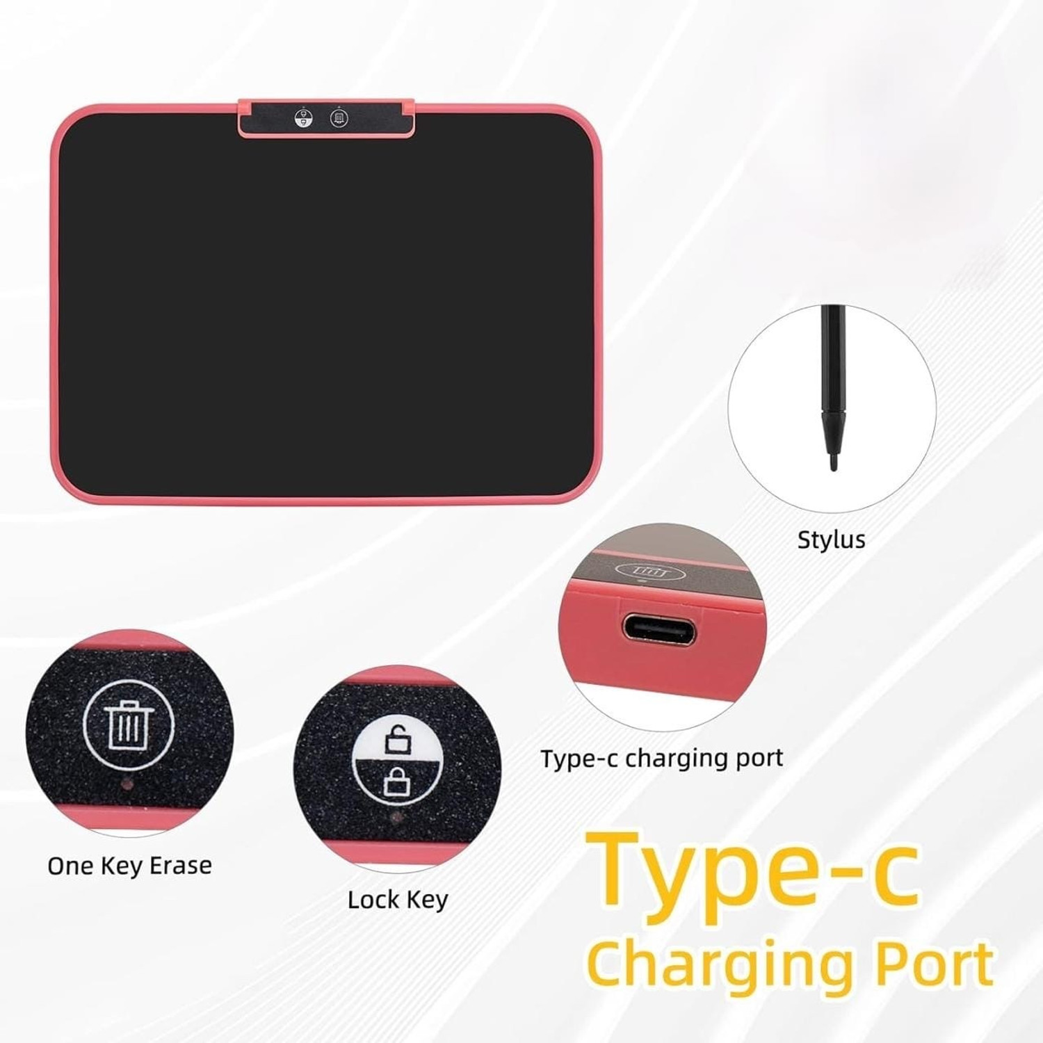 Image of Zee [Rechargeable] 25 Inch LCD Writing Tablet for Kids, Extra-Large Drawing Tablet