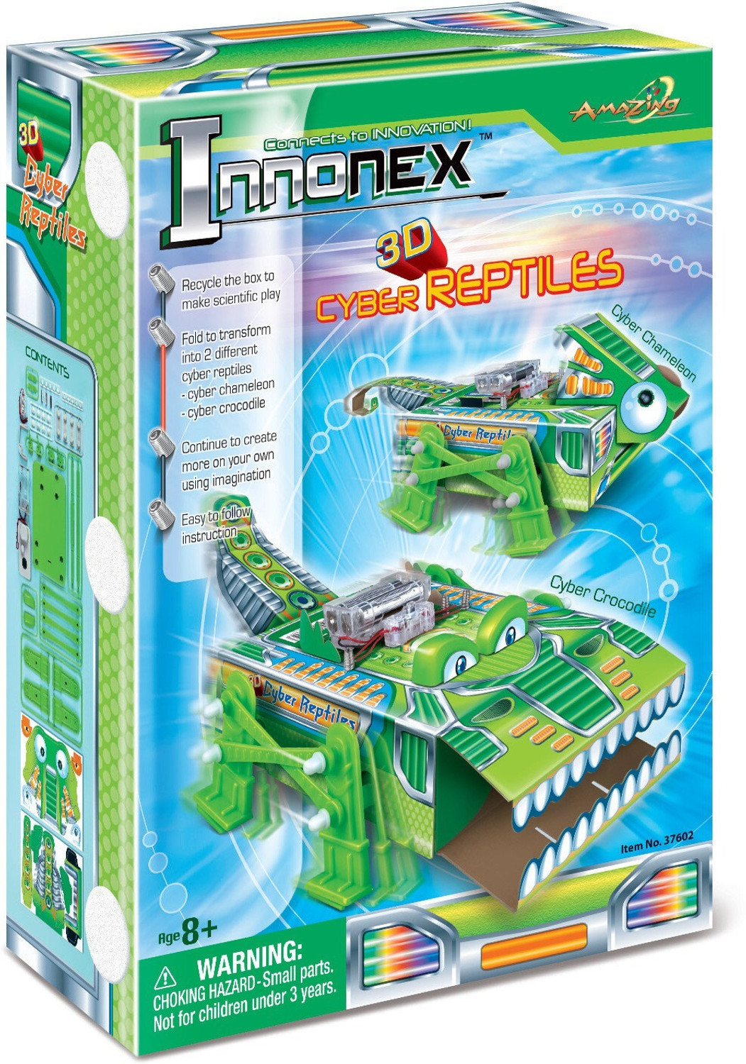Image of Amazing Toys 3D Cyber Reptiles