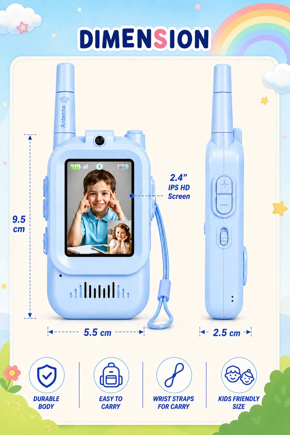 LIVORA Video Walkie-Talkies for Kids - Image 2