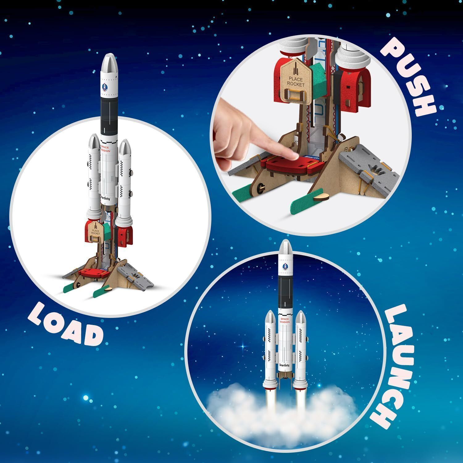 Image of Smartivity Rocket Launcher Kit for Kids 6-8-10-12-14 Years Old Boys & Girls