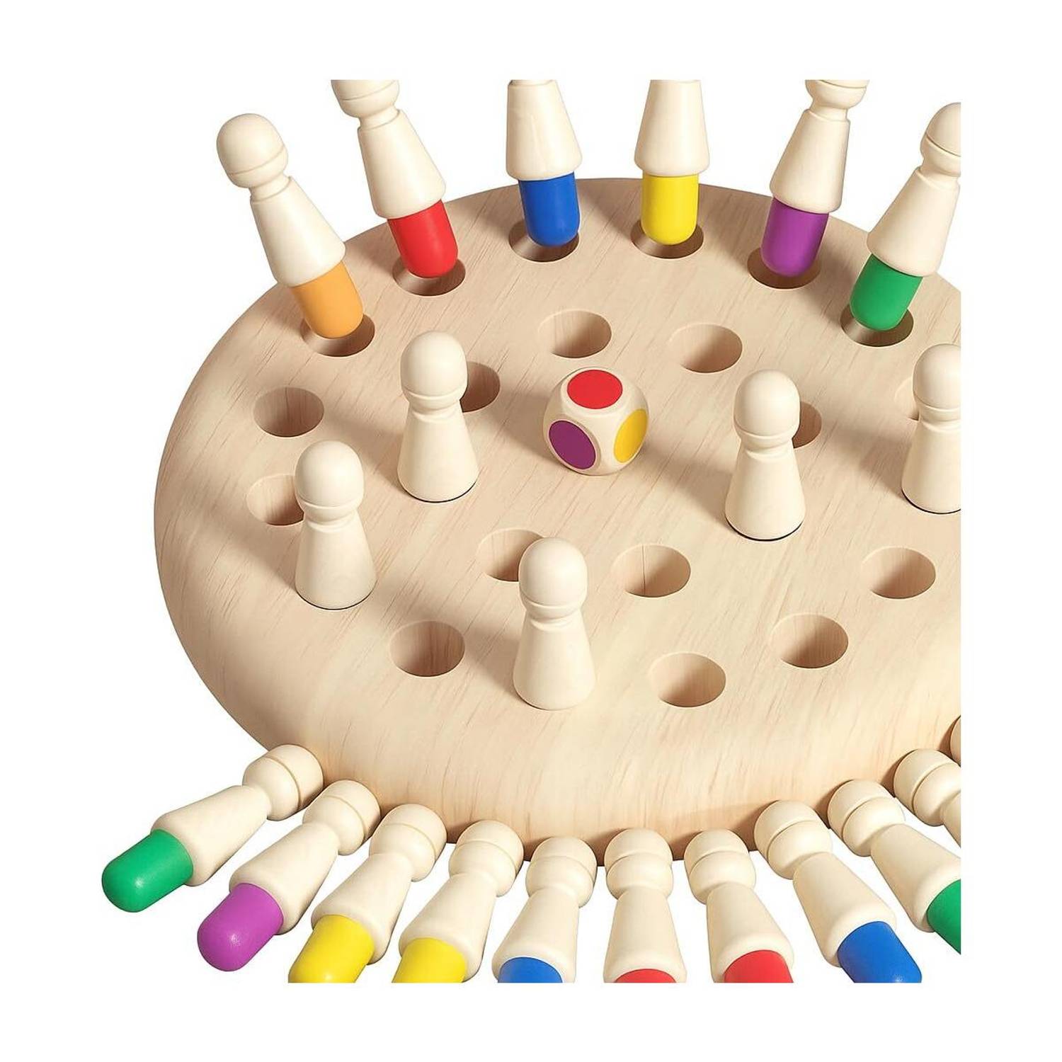 AJDK MART wooden Match Stick Chess, Funny Block Board Game, Early Educational Toy for Kids
