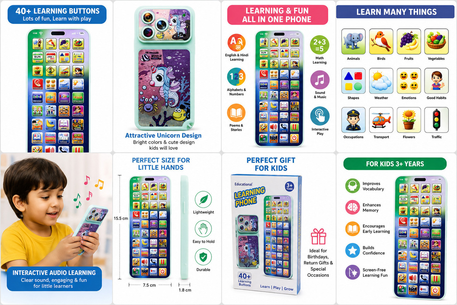 Image of Saubhagye Educational Phone - 184 Features 40 Buttons 13 Languages