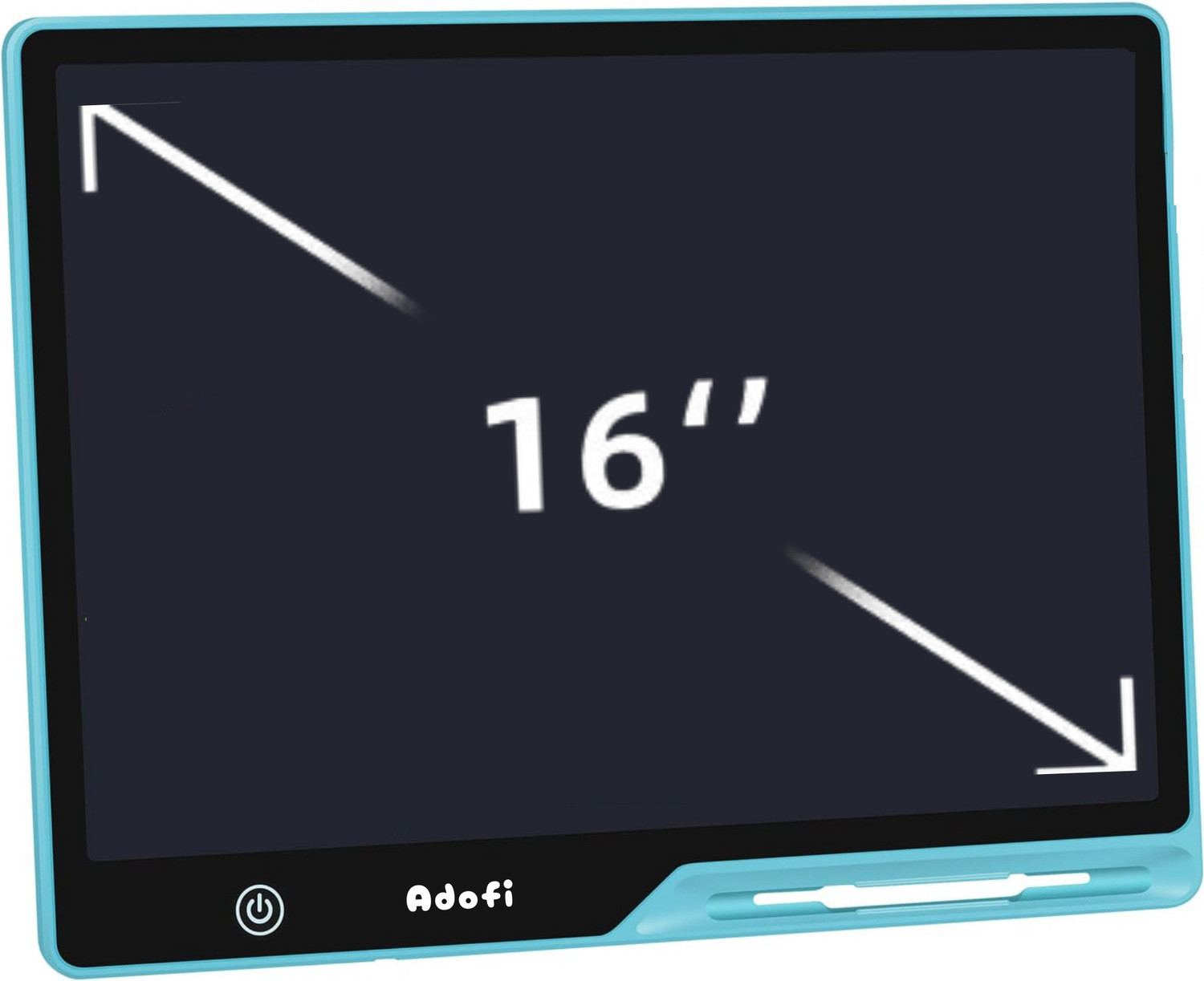Image of adofi 16 Inch Large LCD Writing Pad Tablet Rechargeable Slate with Stylus for Kids