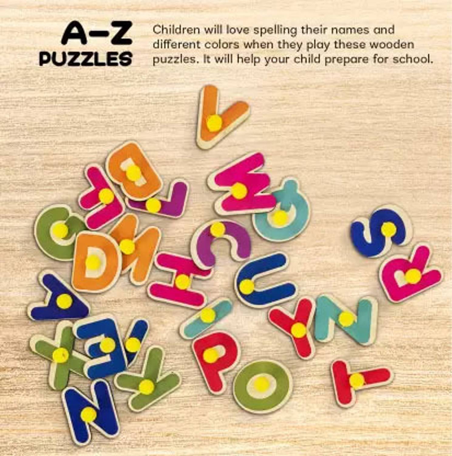 Plus Shine Pack of 2 Combo Alphabet Puzzle Educational Learning