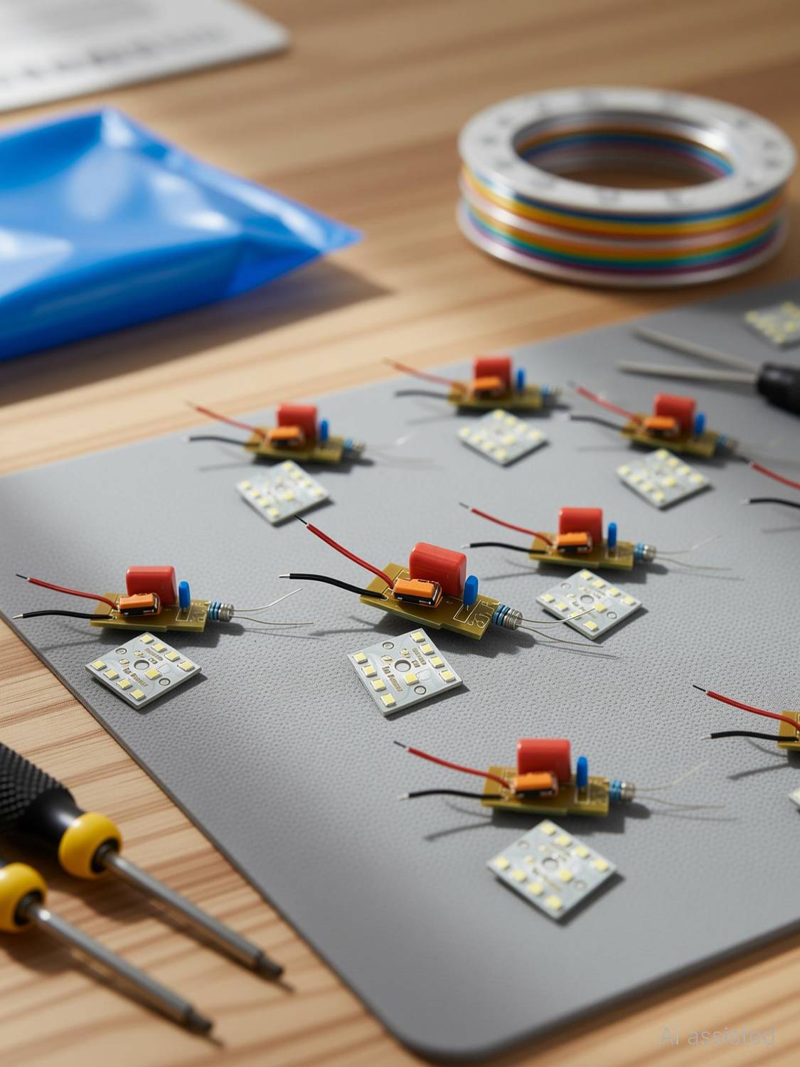 3REE PACK OF 10 9w MCPCB Led WITH RC DRIVER Raw Material For Led Bulb Light LED Driver