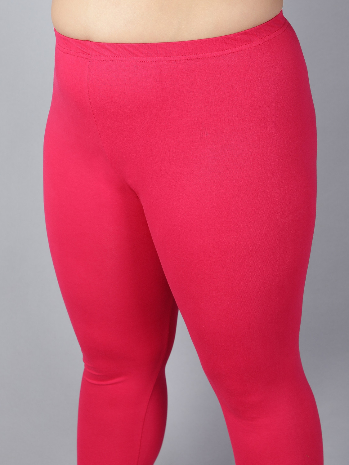 Image of Plus Size Churidar Length Ethnic Wear Legging