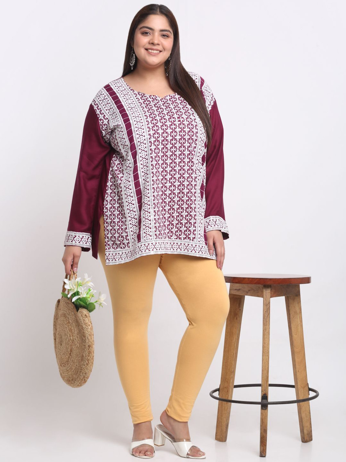 Image of Style Access Ankle Length Western Wear Legging