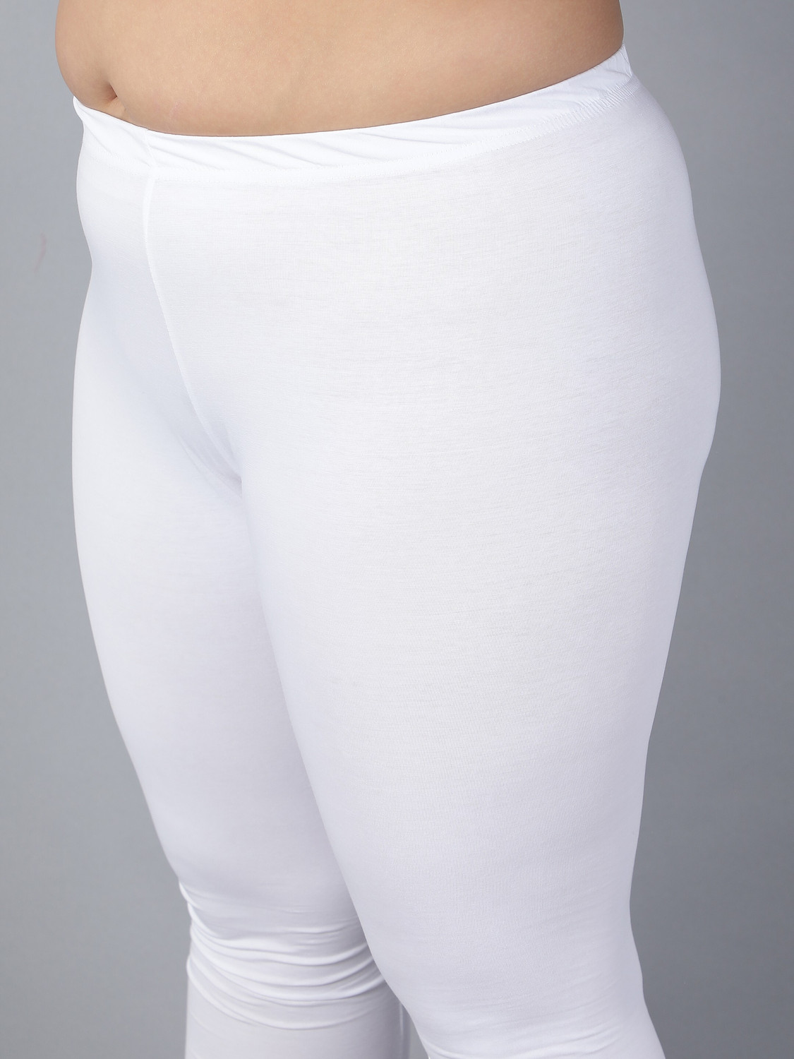 Image of Plus Size Churidar Length Ethnic Wear Legging